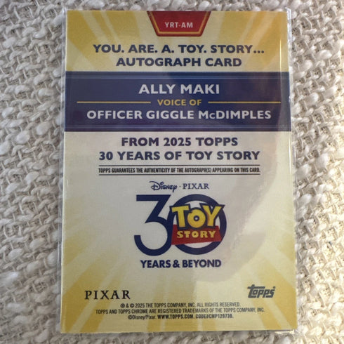 2025 Pixar Crystal 30 Toy Story Officer Giggle McDimples Auto Shimmer /75