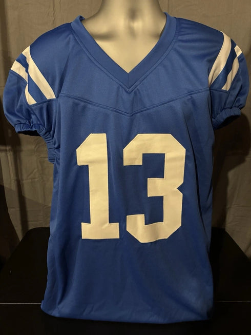 Mike Vanderjagt Indianapolis Colts Signed Custom Game Cut Jersey Beckett Coa