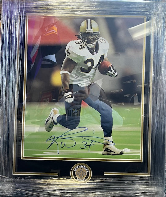 New Orleans Saints Ricky Williams Signed 16x20 with JSA COA