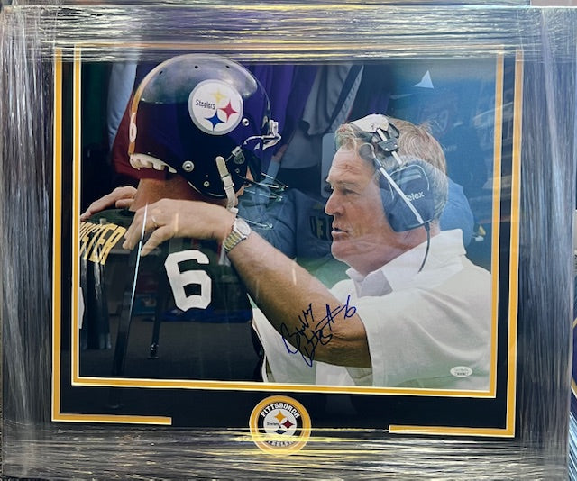 Pittsburgh Steelers Bubby Brister Signed Framed 16x20 with JSA COA