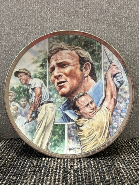 1992 Sports Impressions Arnold Palmer Platinum Edition of 5,000 Collectors Plate