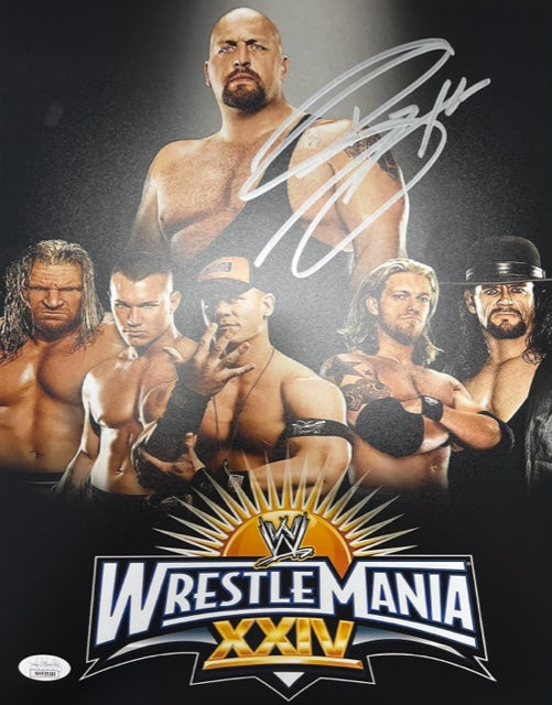Big Show Signed Wrestle Mania XXIV 11x14 with JSA COA