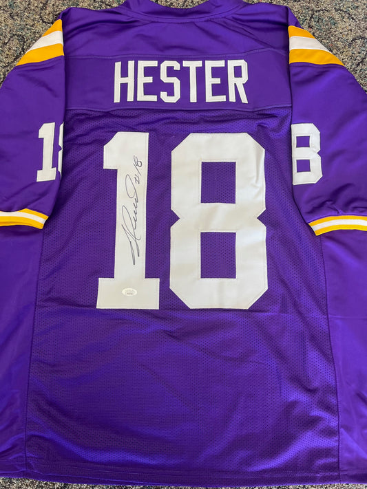 LSU Tigers Jacob Hester Signed Jersey with JSA COA