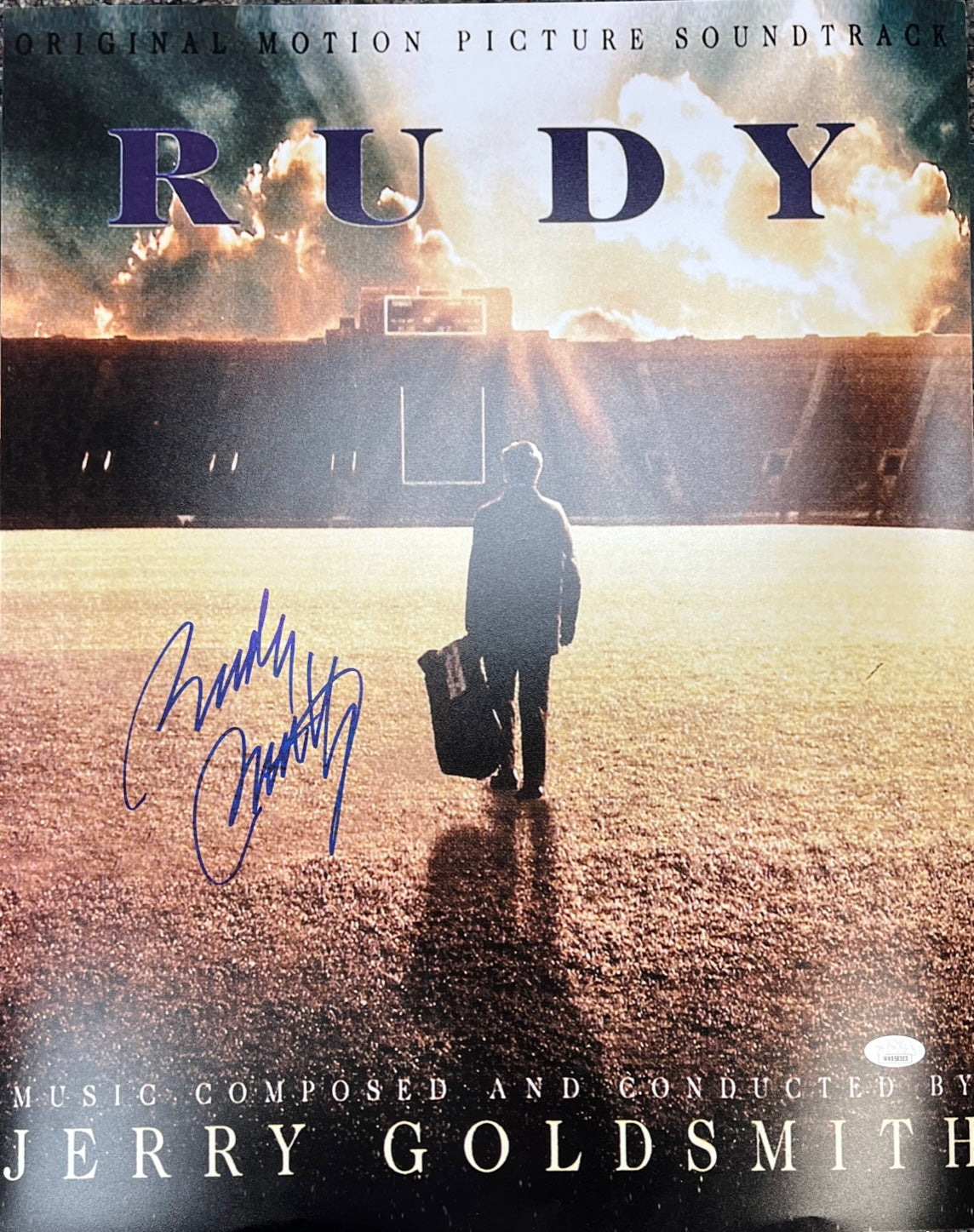 Notre Dame Rudy Ruettiger Signed 16x20 with JSA COA
