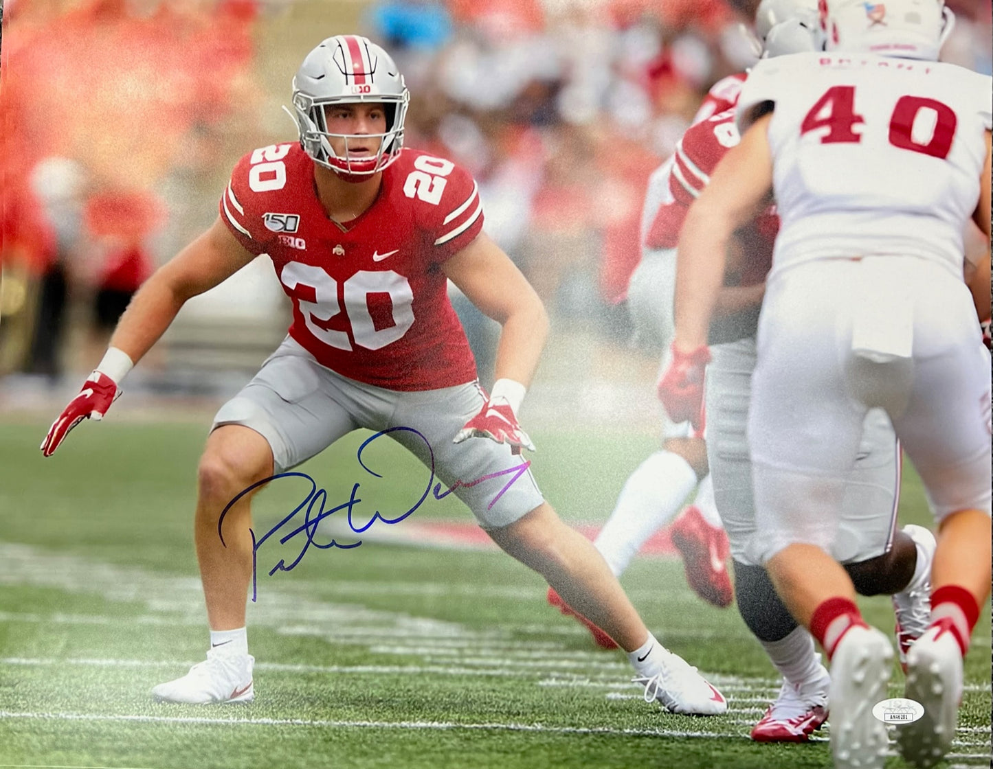 Ohio State Pete Werner Signed 16x20 with JSA COA