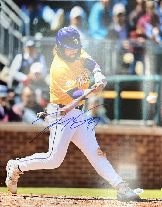 LSU Tigers Tommy White Signed 16x20 with JSA COA