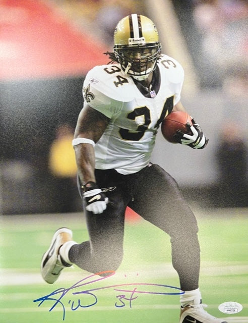 New Orleans Saints Ricky Williams Signed 11x14 with JSA COA