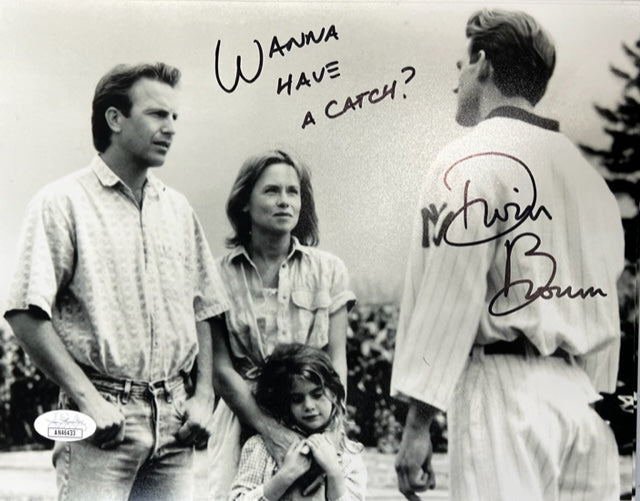 Dwier Brown Field of Dreams Signed/Inscribed 8x10 with JSA COA