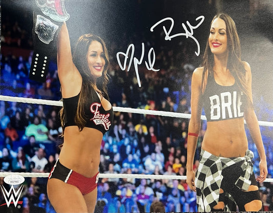 WWE Brie Bella Signed 11x14 with JSA COA