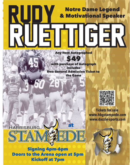 Autograph Signing - Notre Dame Rudy Ruettiger