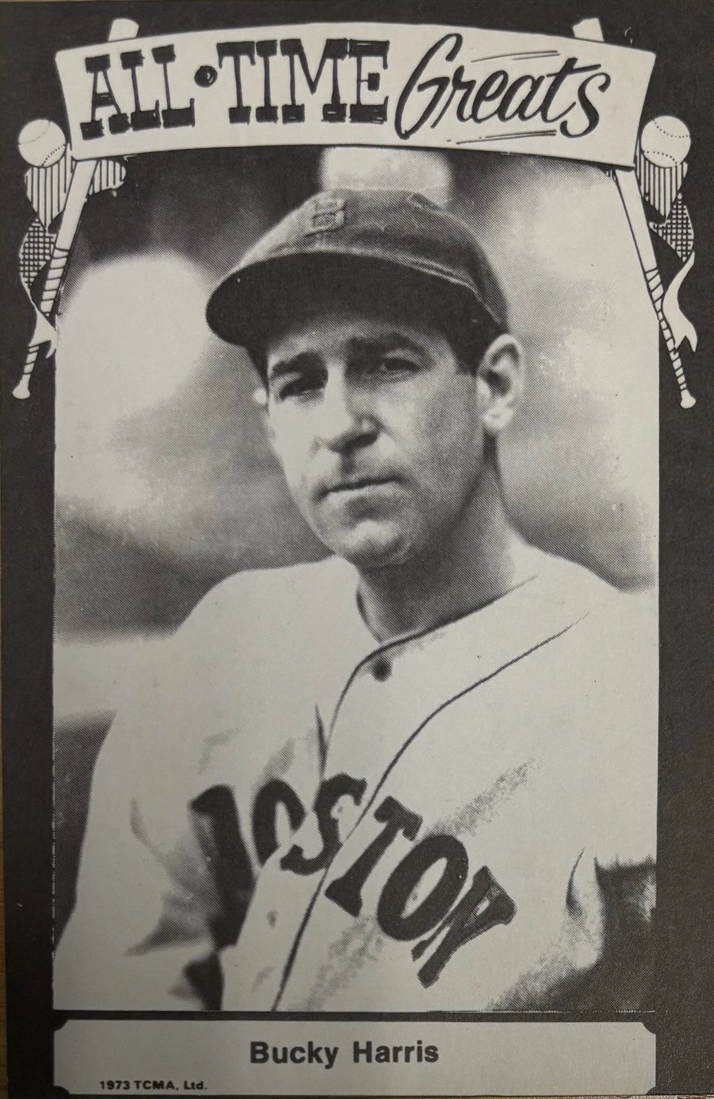 Bucky Harris 1973 TCMA All Time Greats Postcard – Dazzle Sports Marketing