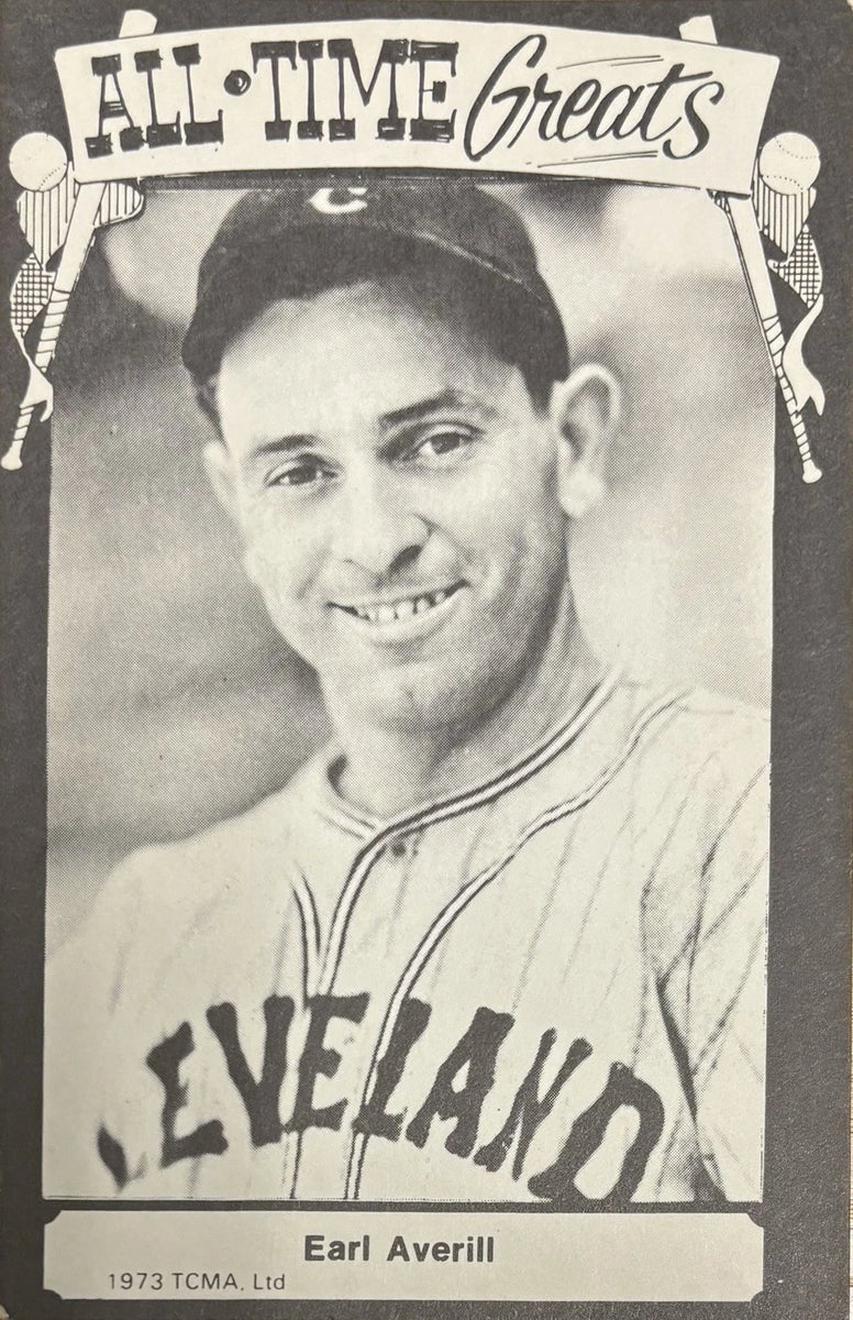 Earl Averill 1973 TCMA All Time Greats Postcard – Dazzle Sports Marketing