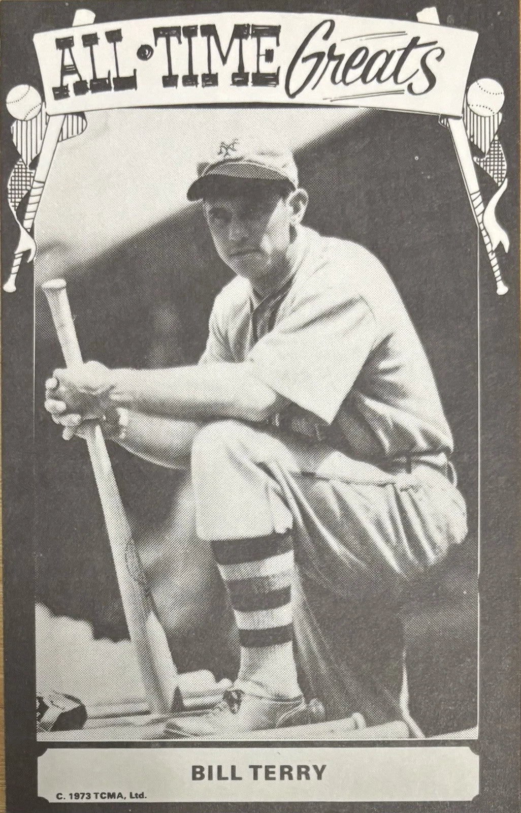 Bill Terry 1973 TCMA All Time Greats Postcard – Dazzle Sports Marketing